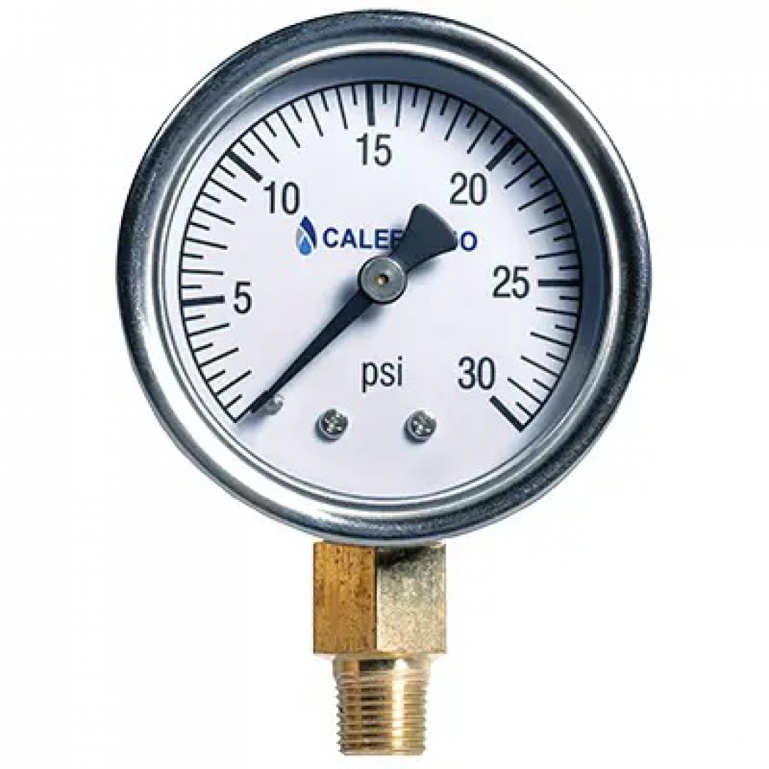 CALEFACTIO Calefactio Pressure Gauge for Service Center - 1/8' MNPT